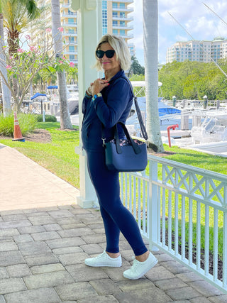 LULU-B NAVY LEGGINGS LULU-B
