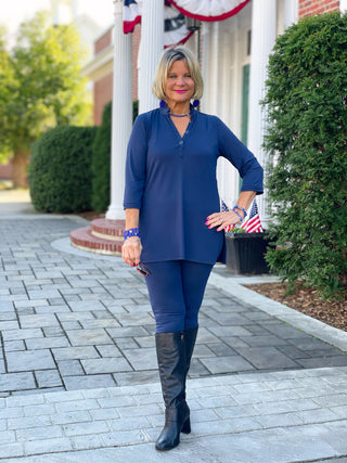 LULU-B NAVY TUNIC LULU-B