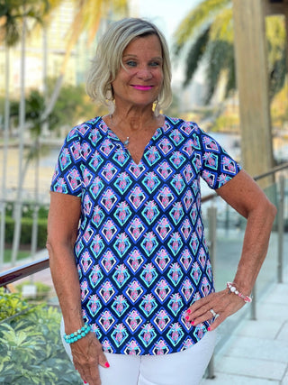 PINEAPPLE VACA SHORT SLEEVE LULU-B