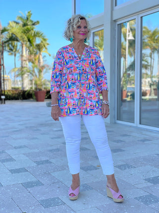 SAIL AWAY TUNIC - Cathys Place