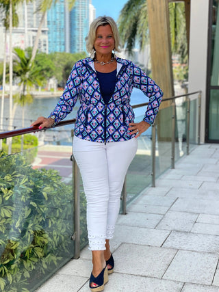 PINEAPPLE VACA FULL ZIPPER LULU-B