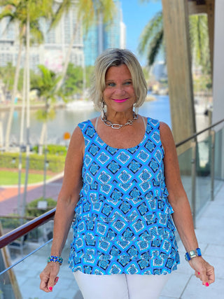 BAHAMA BLUE TURTLE CHA CHA TANK LULU-B