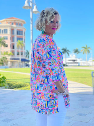 SAIL AWAY TUNIC - Cathys Place