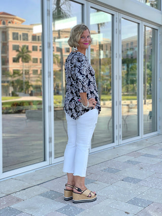 NAUTICAL  LANE ASYMMETRIC TOP - Cathys Place