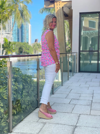 PALM TREE SIESTA CHA CHA TANK LULU-B