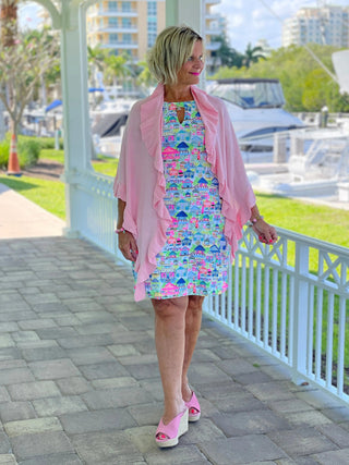 TIKI ESCAPE KEYHOLE DRESS LULU-B