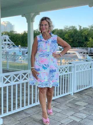 POST CARDS OF LOVE RUFFLE DRESS - Cathys Place