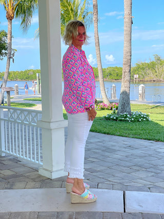 PALM TREE SIESTA FULL ZIPPER LULU-B