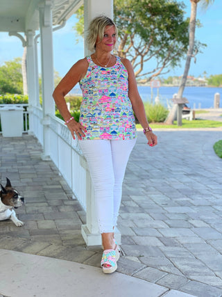 TIKI HALTER TOP LULU-B