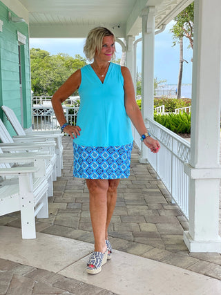 BAHAMA BLUE TURTLE SKORT LULU-B