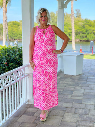 PINK DIAMONDS KEYHOLE MAXI LULU-B