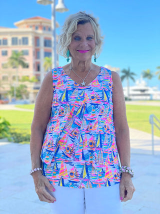 SAIL AWAY TANK - Cathys Place