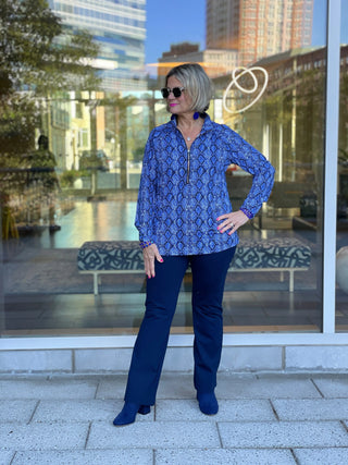 SAVANNA BLUE KANGAROO TOP - Cathys Place