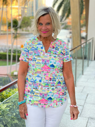 TIKI ESCAPE SHORT SLEEVE LULU-B