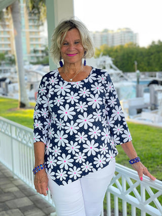DAISY DAY ASYMMETRIC TOP LULU-B