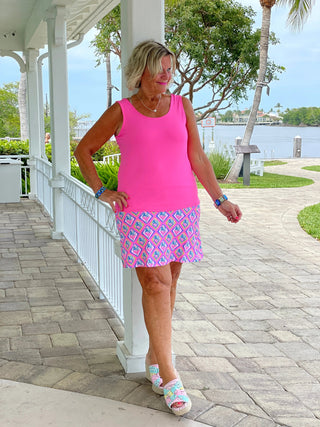 PALM TREE SIESTA SKORT LULU-B