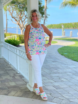 TIKI HALTER TOP LULU-B