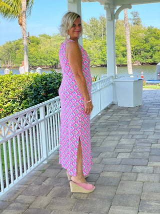 PALM TREE SIESTA KEYHOLE MAXI LULU-B