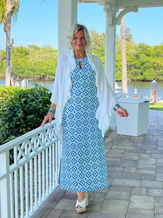 AQUA DIAMONDS KEYHOLE MAXI LULU-B