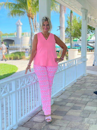 CANDY PINK PALAZZO LULU-B
