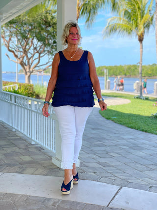 NAVY CHA CHA TANK LULU-B