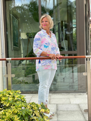 POST CARD OF LOVE TUNIC - Cathys Place