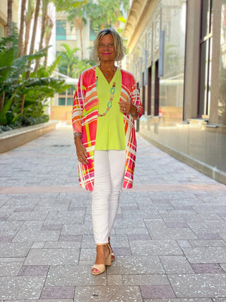 Ethyl Classic Long Length Cardi - POLAR ETHYL JEANS