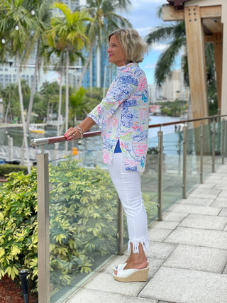 POST CARD OF LOVE TUNIC - Cathys Place