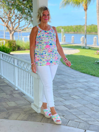 TIKI HALTER TOP LULU-B