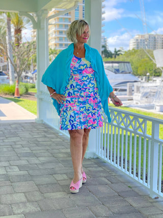 SECRET LOVE HEARTS LAYERED RUFFLE DRESS LULU-B