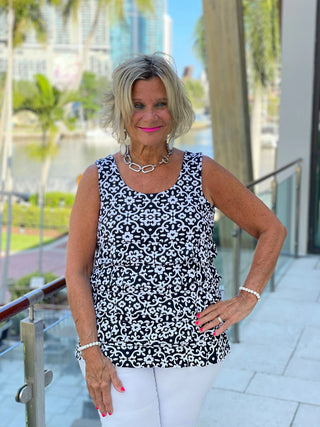 NAPLES DAY CHA CHA TANK LULU-B