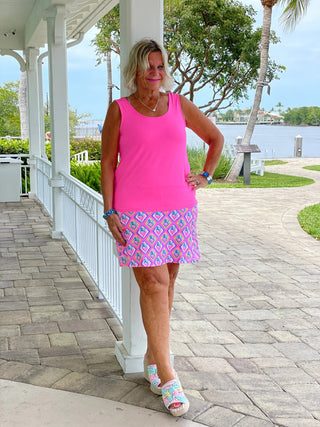 PALM TREE SIESTA SKORT LULU-B