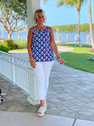 PINEAPPLE VACA HALTER TOP LULU-B