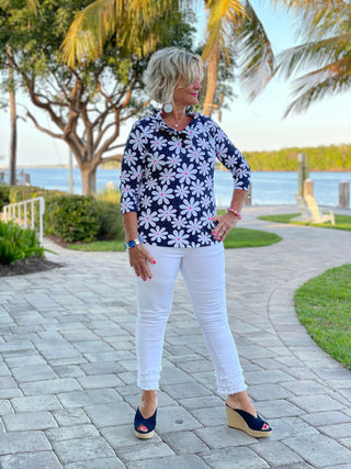 DAISY RUFFLE TOP LULU-B