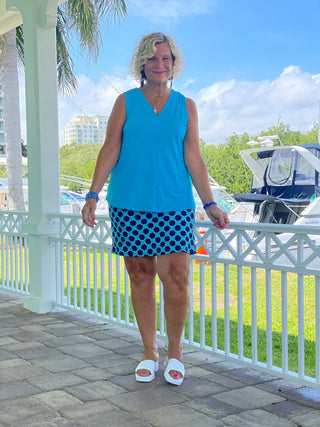SEASIDE BLUE SKORT LULU-B