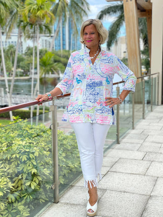 POST CARD OF LOVE TUNIC - Cathys Place