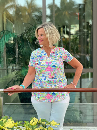 TIKI ESCAPE SHORT SLEEVE LULU-B