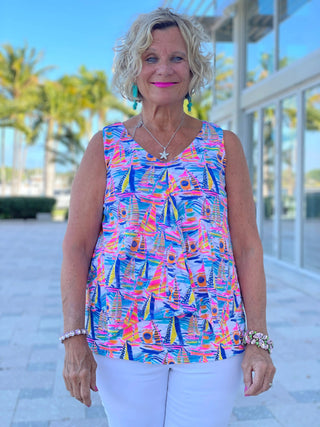 SAIL AWAY TANK - Cathys Place