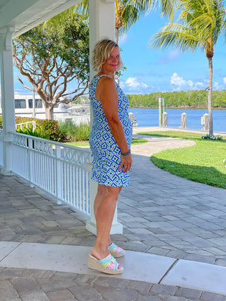 AQUA DIAMONDS BLUE CHA CHA SKORT LULU-B