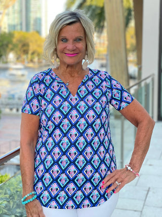 PINEAPPLE VACA SHORT SLEEVE LULU-B