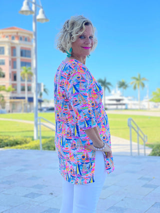 SAIL AWAY TUNIC - Cathys Place