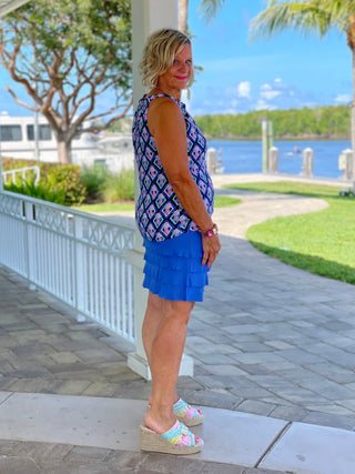 BLUE CHA CHA SKORT LULU-B