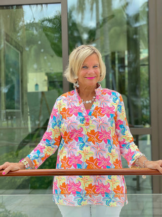 PALM BEACH GARDEN TUNIC - Cathys Place