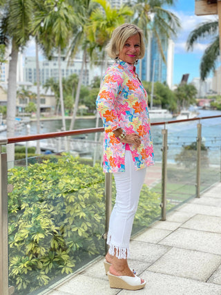 PALM BEACH GARDEN TUNIC - Cathys Place
