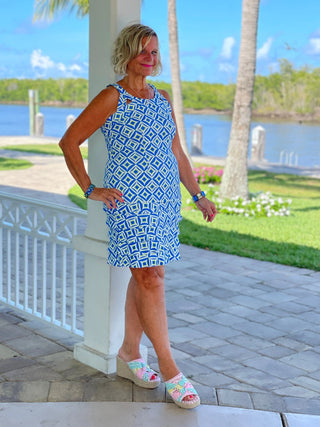 AQUA DIAMONDS BLUE CHA CHA SKORT LULU-B