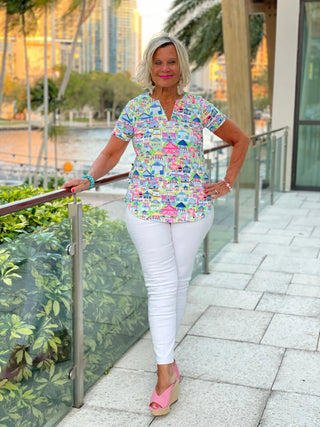TIKI ESCAPE SHORT SLEEVE LULU-B