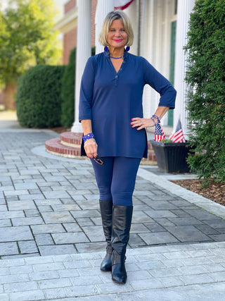 LULU-B NAVY TUNIC LULU-B