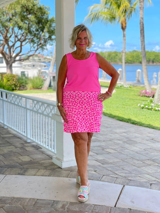 PINK DIAMOND CHA CHA SKORT LULU-B