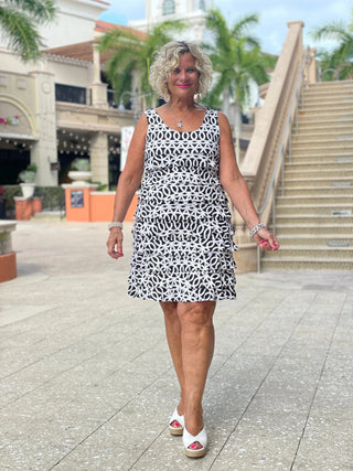 SANDBAR LAYERED RUFFLE DRESS - Cathys Place