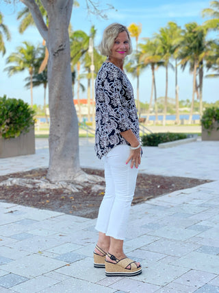 NAUTICAL  LANE ASYMMETRIC TOP - Cathys Place